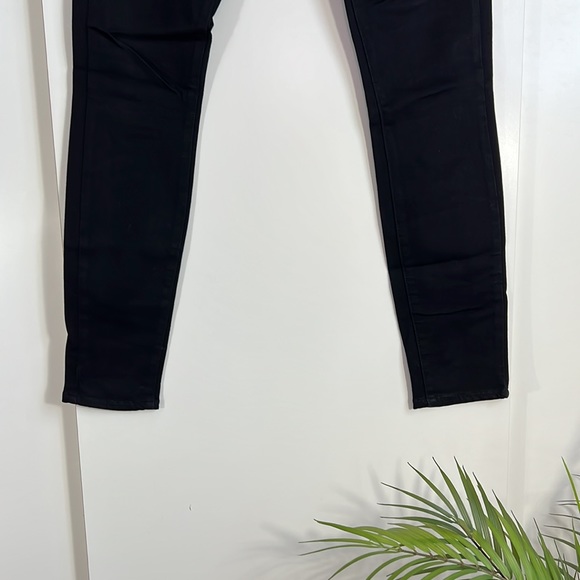 PAIGE edgemont black skinny zipper jean - Picture 9 of 14
